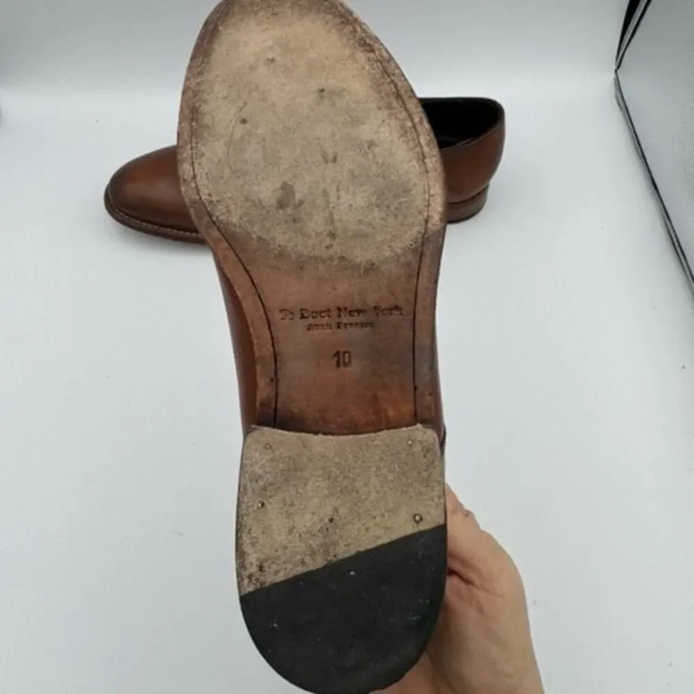 To Boot New York Men’s Declan Plain Toe Derby Shoes Made in Italy Size 10